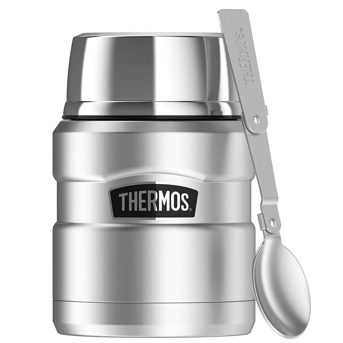 Thermos Genuine Stainless Steel PRO King 470ml Vacuum Food Flask Jar  Insulated