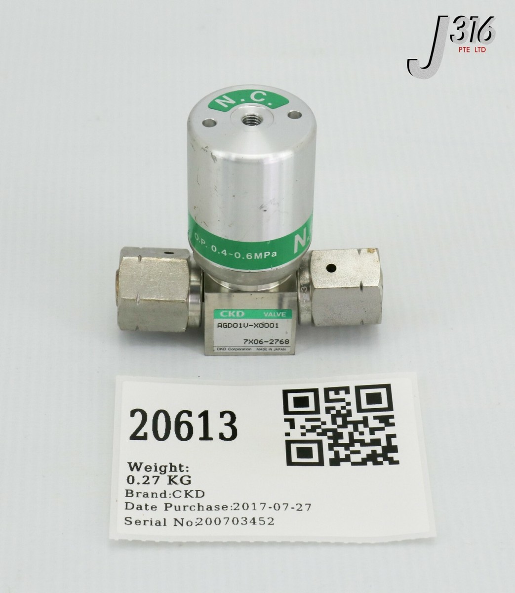 20613 CKD PNEUMATIC VALVE AGD01V-X0001 | eBay Australia