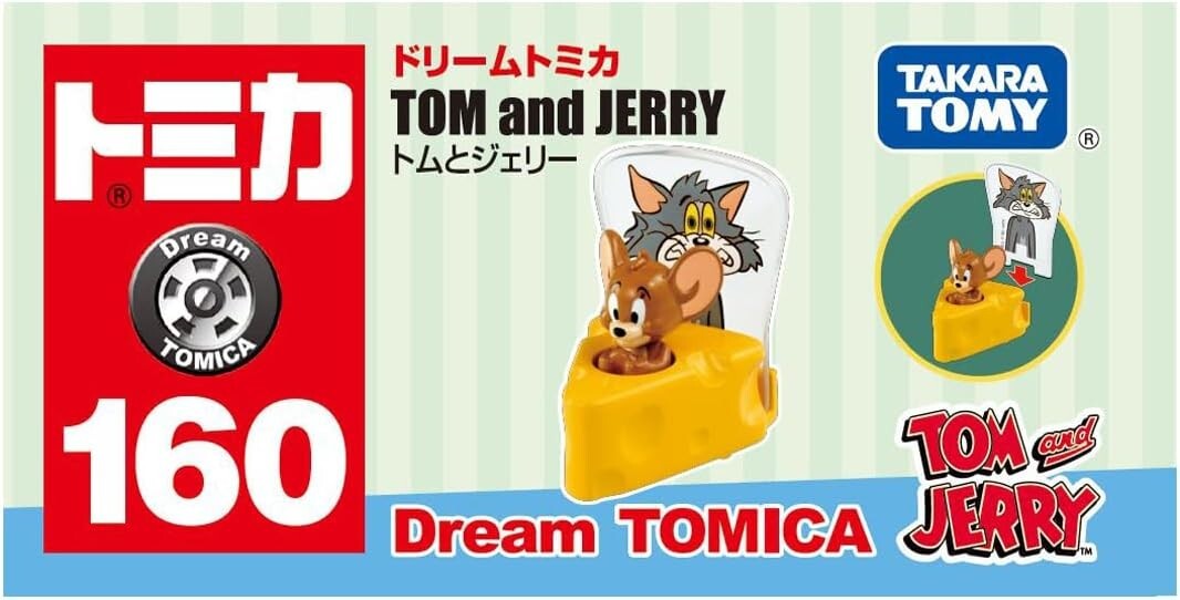 Mini Voiture Tomica Dream Tom Et Jerry N°160 - Takara Tomy, Neuve Sous Blister, Collection Miniature !