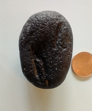 Genuine Lake Erie Surf Tumbled Coal piece 25 gram