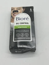 Biore Oil Control Charcoal Deep Cleansing Pore Strips 6 Strips