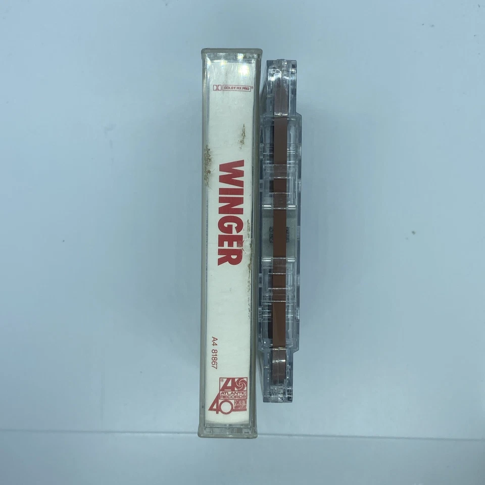 WINGER - Winger - 1988 Cassette Tape - US Version Rare Import - Image 4 of 4