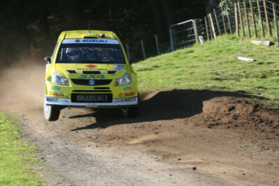 Per Gunnar Andersson (SWE) Suzuki SX4 WRC on the shakedown stage 2008 Photo 2