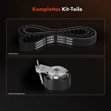 Zahnriemensatz +Wasserpumpe GK VOLVO C30 1.6 74 KW 100 PS Motorcode B 4164 S3