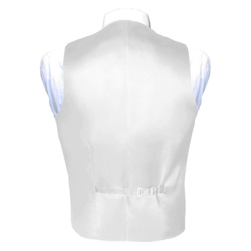 Mens Satin Vests Wedding Groom Formal Waistcoat with Optional Necktie Tie Set - Picture 34 of 56