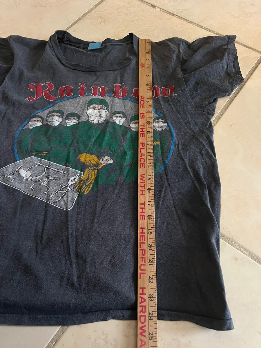 Vintage Original Rainbow Difficult to Cure world tour shirt Vintage Original Rainbow Difficult to Cure world tour shirt