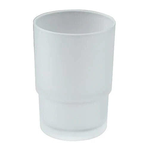 Soportes de Cristal Blanco Baño Vasos