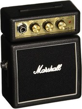 MARSHALL MS-2 BLACK Mini Amplificatore a Batteria Per iPhone iPad Mac Pc Android