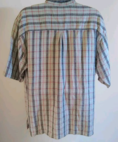 Snoop Dogg Men’s 2XL Plaid 100% Cotton Button-Up Hip Hop Short Sleeve Shirt - Picture 2 of 11