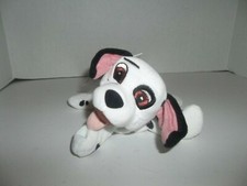 walt disney store 101 dalmatians lucky puppy dog bean bag with tags 8" long