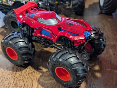 Hot Wheels Marvel Spiderman Monster Truck Die Cast Car 1 24 for  