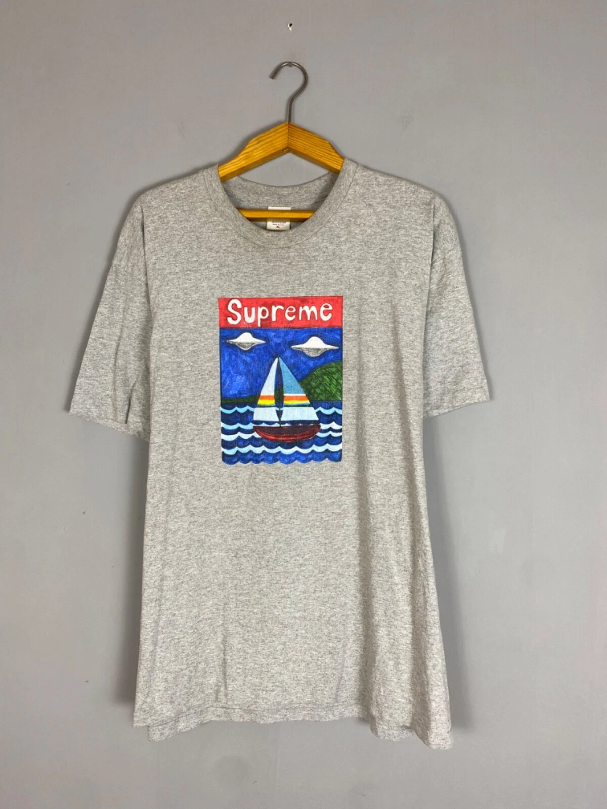 tee shirt homme vintage suprême grand logo