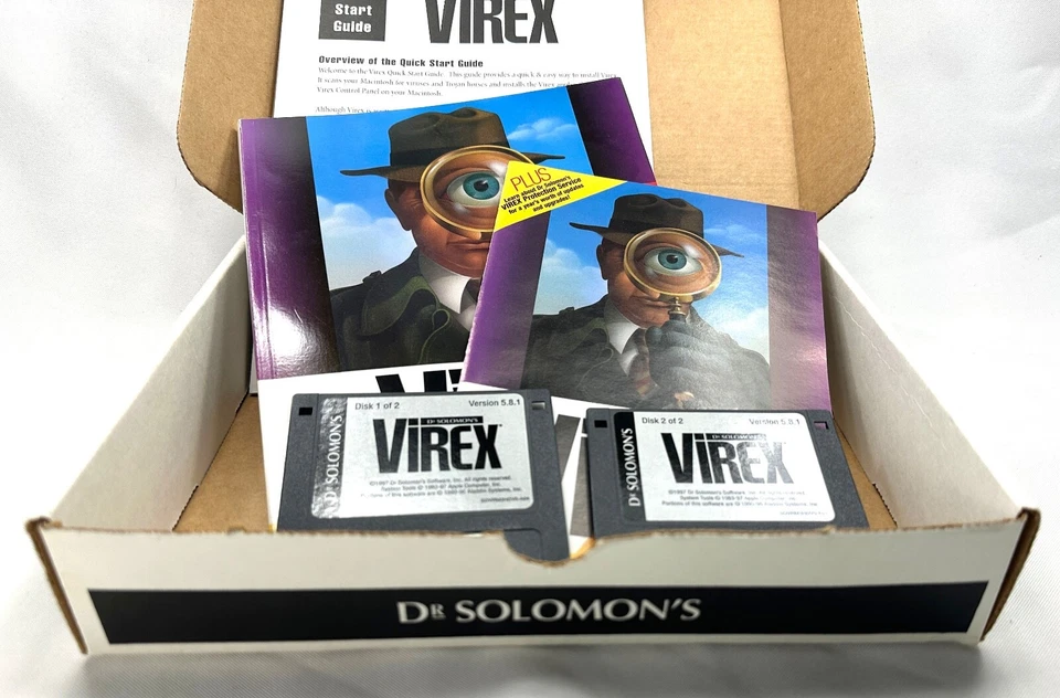 1997 Dr. Solomon's VIREX Anti Virus for Apple Macintosh Version 5.8.1 - Image 2 of 4