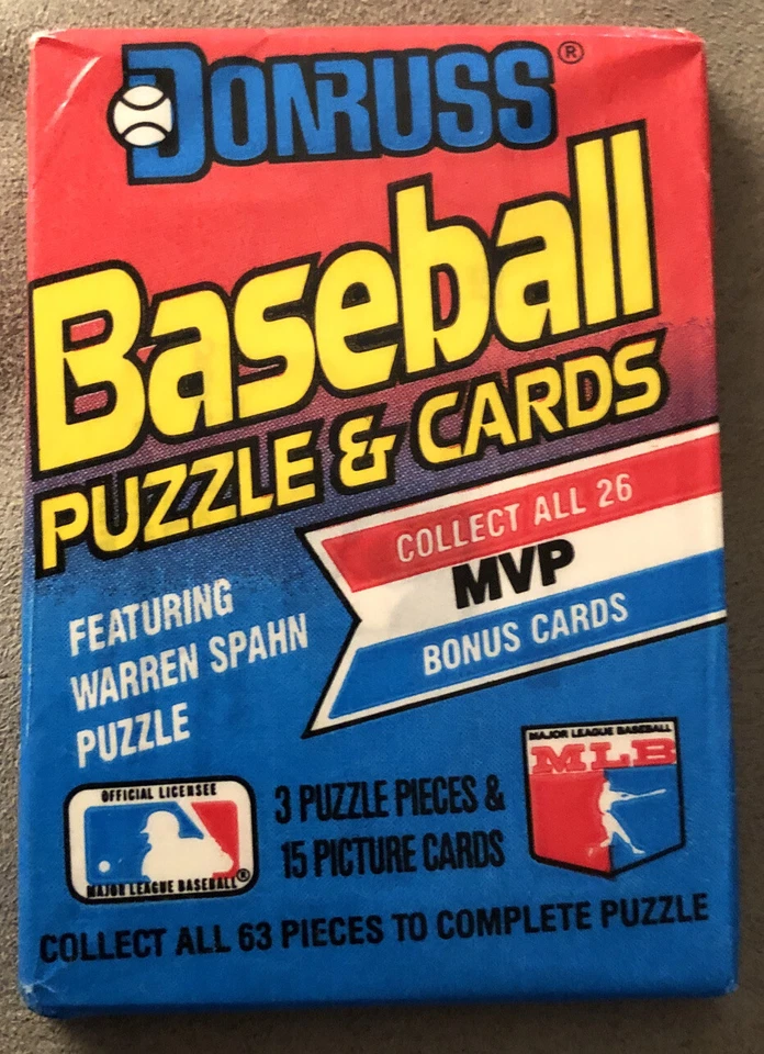 Tarjeta de béisbol Donruss 1989 paquete de cera Terry Kennedy Orioles mostrando en la parte inferior trasera Foto 2 de 2