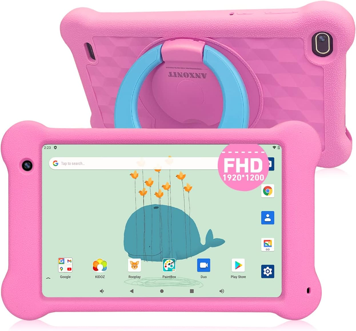 Kids Tablet, 7 Inch Wifi Android 11 Tablet for Kid, Full HD 1920X1200 IPS Screen-image