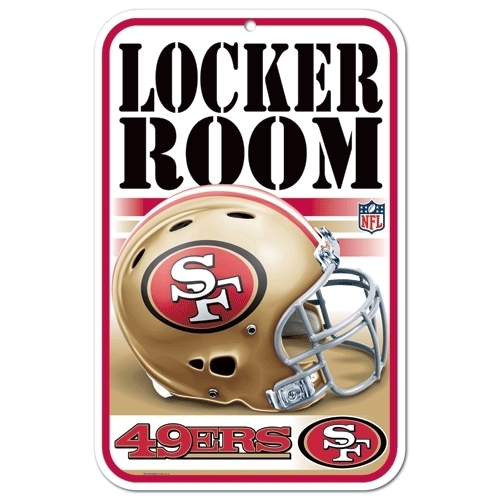 SAN FRANCISCO 49ERS ~ NFL 11x17 Wall Display Locker Room Sign