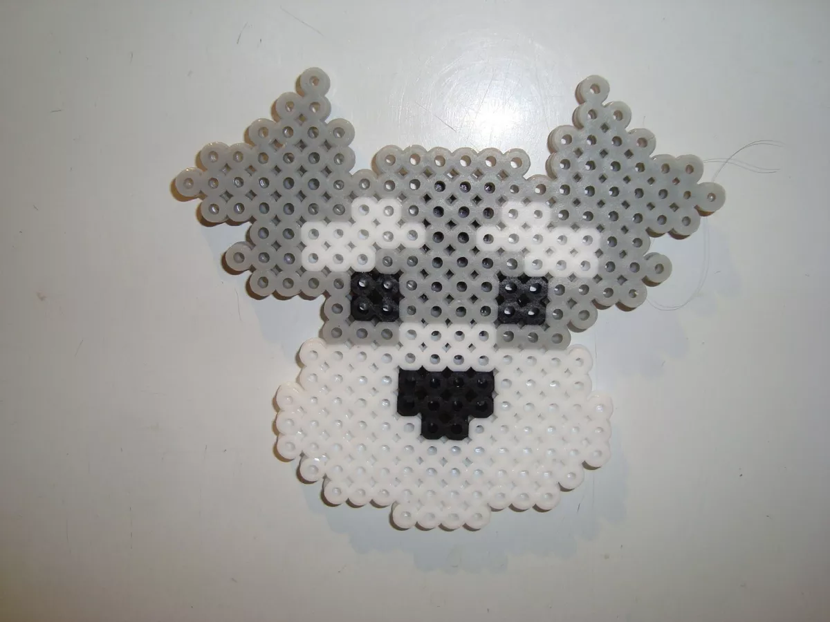 Dog Perler Bead Schnauzer Handmade Fridge Magnet