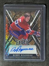 2024 Leaf Metal Hockey Legends Exotic Auto Snake Bobby Rousseau 1/8
