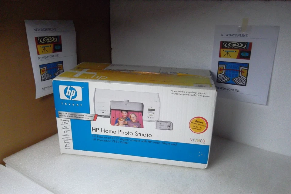 HP Photosmart 7850 Printer w/E317 Digital Camera USB 32MB 4800x1200 Q6335A NEW - Image 2 of 4