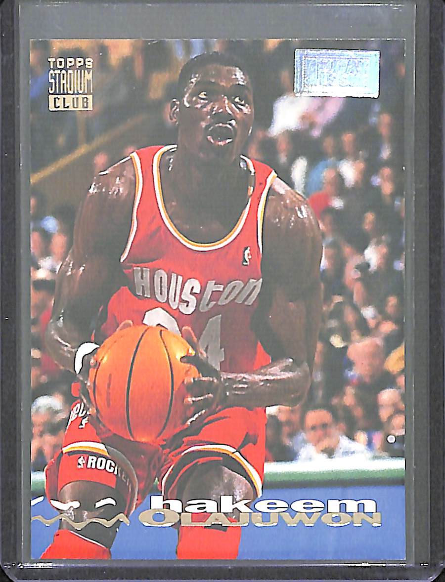 199394 Topps Stadium Club Basketball First Day Edition 89 Hakeem