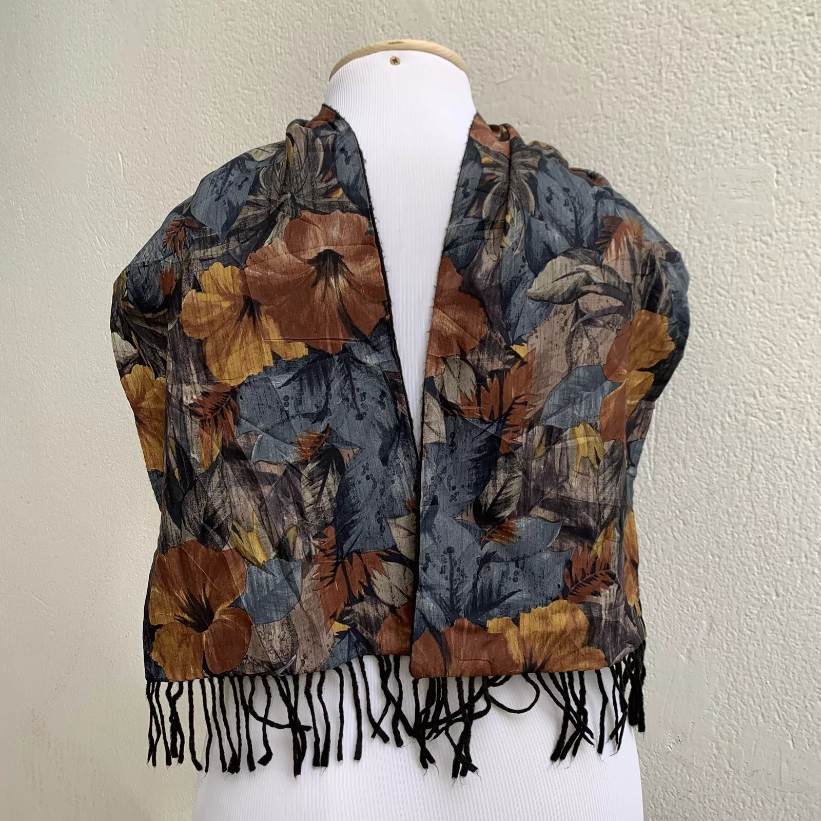 CHRISTIAN DIOR MONSIEUR Foulard polyester acrylique 46/10 en MADE IN USA #A107