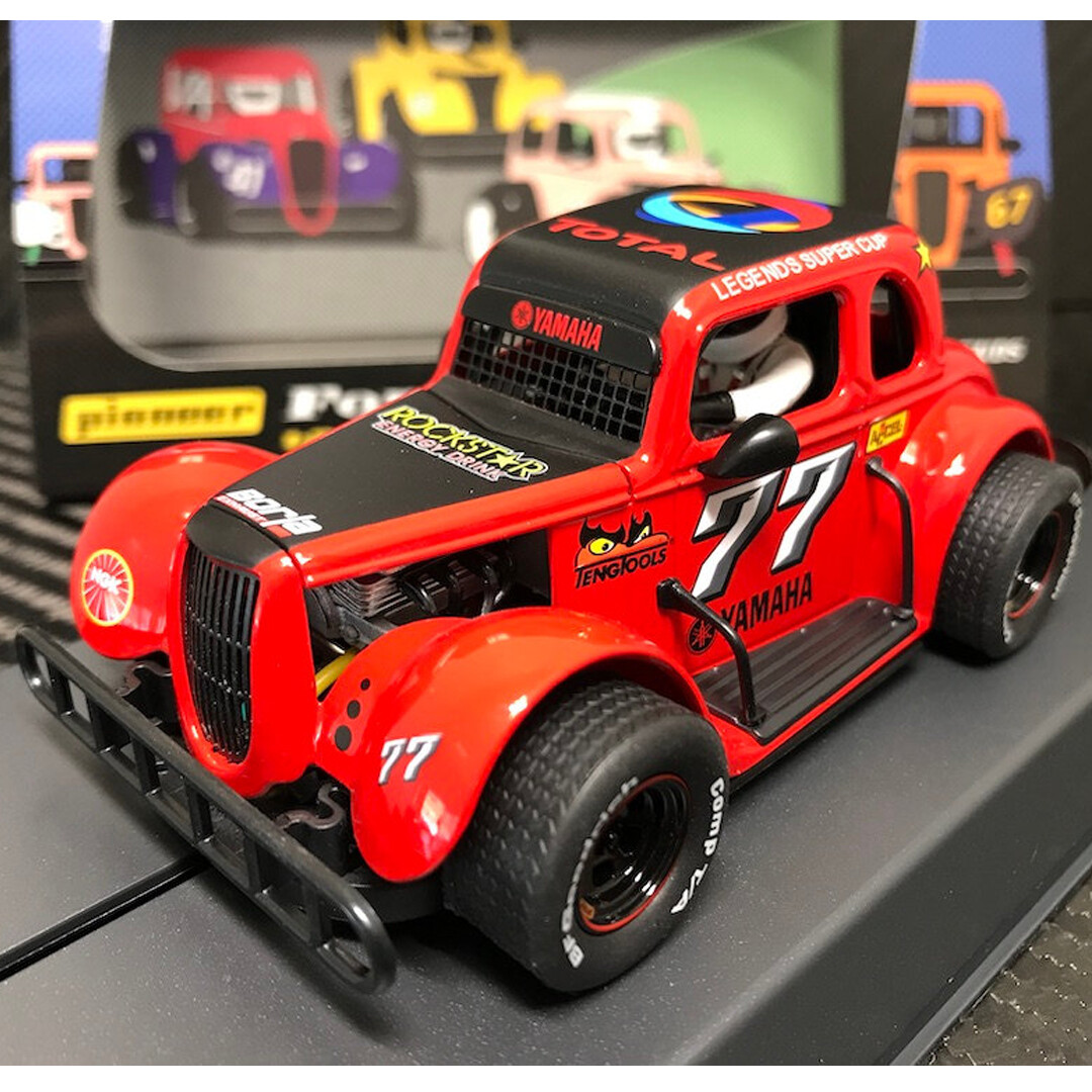 NEW Pioneer Legends Racer '34 Ford Coupe Red Slot Car 1/32
