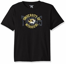 Champion NCAA Youth Boys Shirt 100 Cotton Tagless Tee, Missouri Tigers, Medium