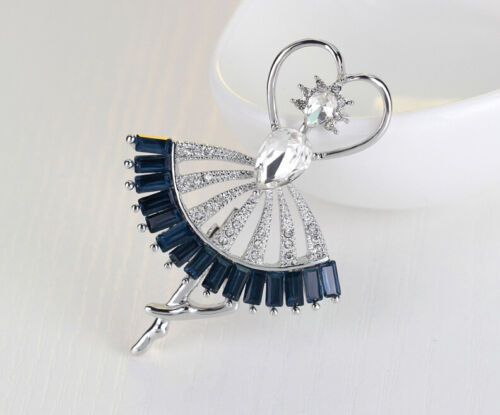 Broche En Argent 925 Avec Saphir Simulé Et Design En Noeud - Bijou Personnalisable