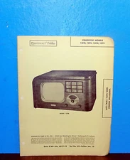 1949 Sams Photofact Folder Videodyne 10FM 10TV 12FM 12TV Set 69 Folder 15