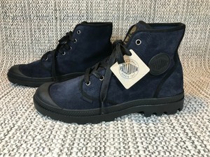 palladium boots navy blue