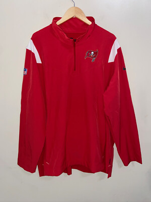 Nike NFL Tampa Bay Buccaneers Team Issue On-Field Sideline Coach Jacket Red  2XL