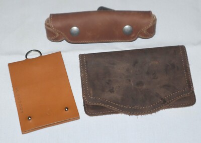 Hide & Drink Browning Arms Co. | Leather Pocketknife Pouch Bi-Fold ID Keyring
