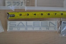 1silver Saleen Mustang Decal Oem Deck Original