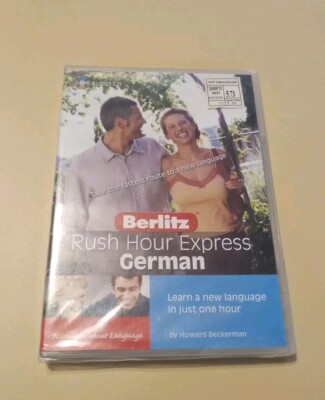 Berlitz Rush Hour German: Learn a New Language in just One Hour Sealed Brand New
