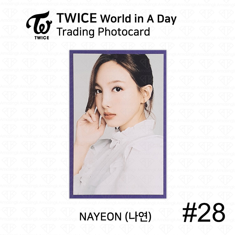 TWICE 2020 World in A Day Trading Photocard Photo Card KPOP K-POP