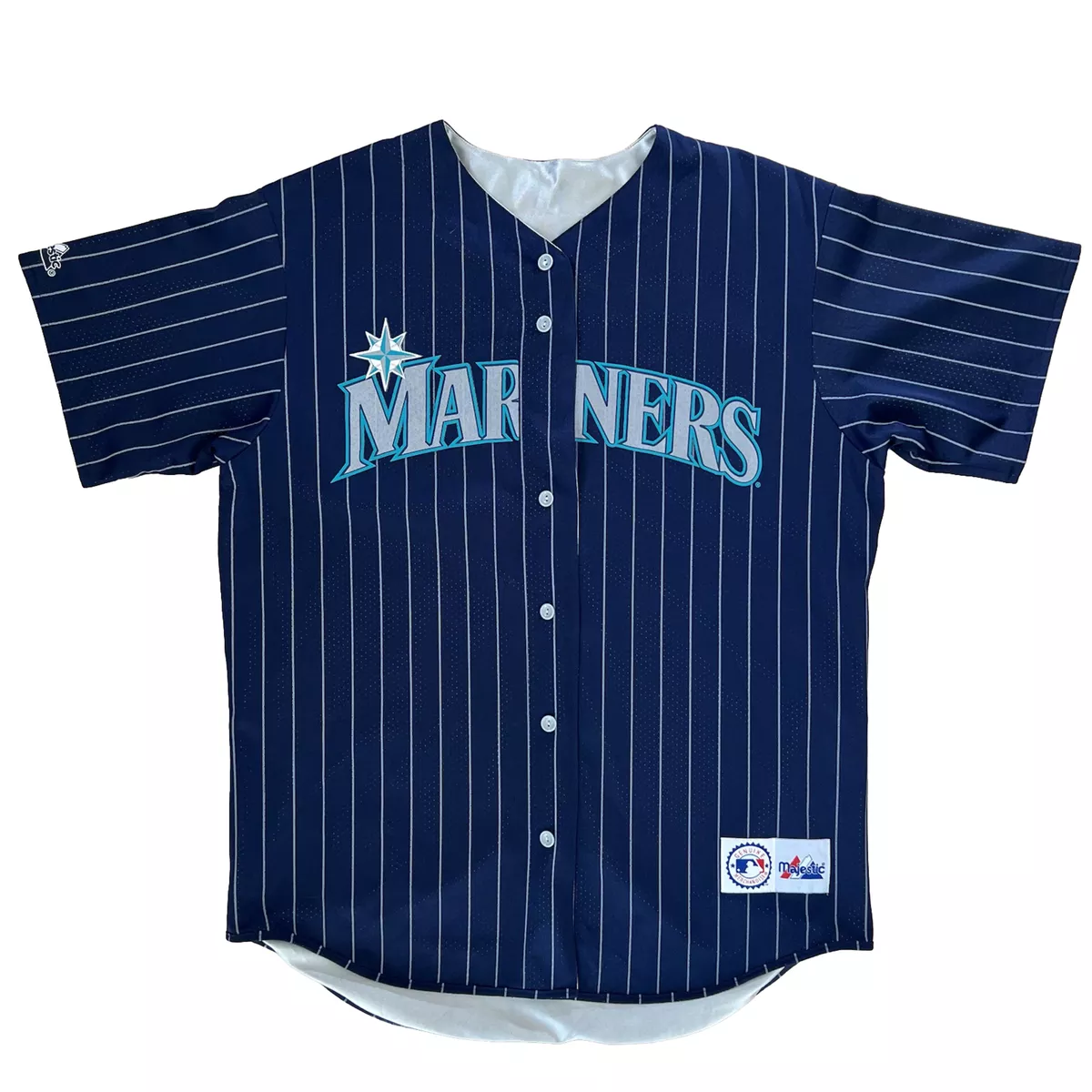 Vintage Seattle Mariners MLB Baseball Jersey Navy Blue XL, Vintage Online