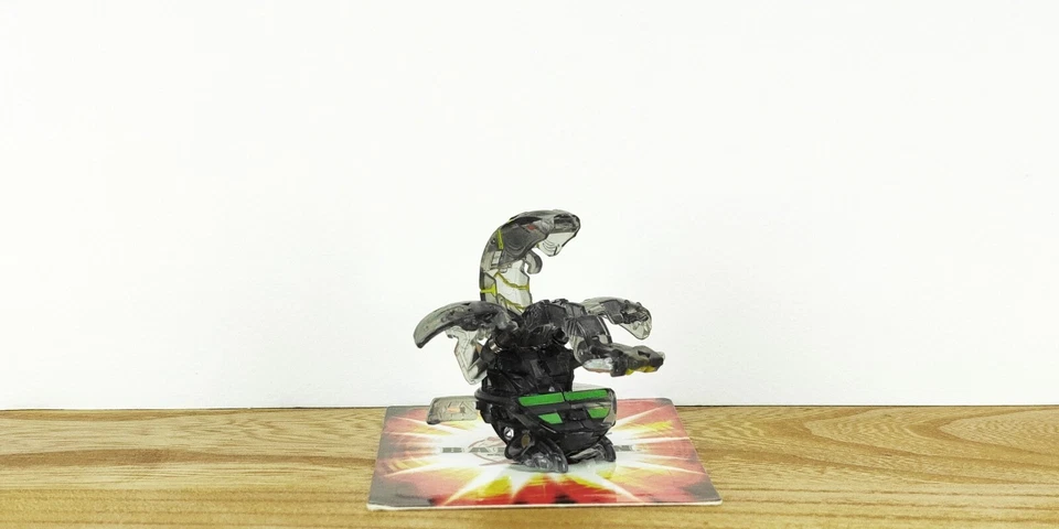 VHTF BAKUGAN "BakuDouble-Strike" Translucent Darkus SNAPZOID 770G SM/SEGA Rare - Image 2 of 4
