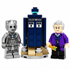 Lego Doctor Who Minifigure Bundle12th Doctor Cyberman Tardis Sonic Lot