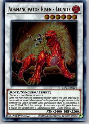Adamancipator Risen - Leonite Ultra Rare 2021 Tin of Ancient Battles MP21-EN230