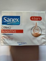 Sanex Dermo Sensitive Seife Gesicht KöRper Empfindliche Haut 4 X 90 G Creme