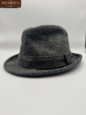 Cavanagh Hats Gray Fedora Hat for Men Lined Vintage Size 7 3/8