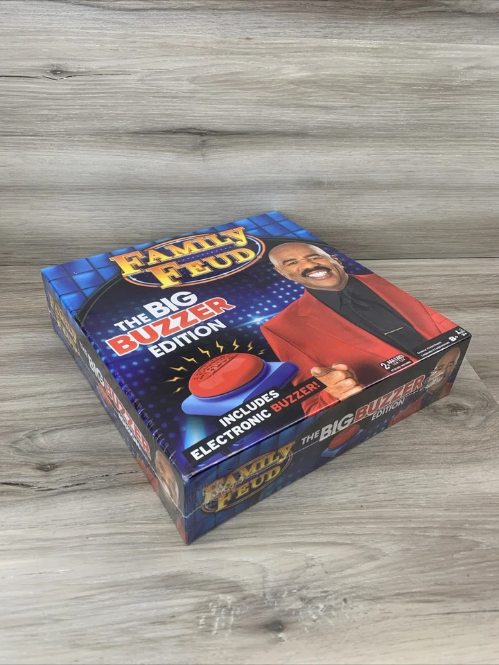 Family Feud Big Buzzer Edition Party Game Spin Master 2021 BRAND NEW SEALED RARE - Image 3 of 4
