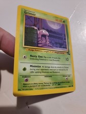 1995, 96, 98 Pokemon Card 1st Edition Grimer - Fossil Set 48/62 Vintage