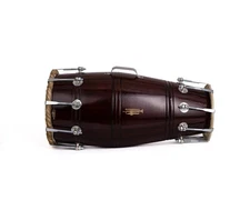 QUEENBRASS  Wooden  Naal Dholak BEST INSTRUMENT-SUPER COME WITH BAG AND SPANNER.