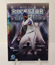 Kumar Rocker 2025 Bowman Chrome Baseball Rockstar Rookies Insert #RR-06 Rangers