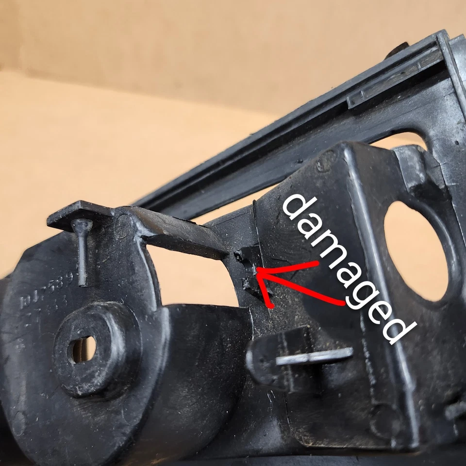 Placa de cambio de consola central Corvette 92-93 C4 transmisión automática bisel recorte defectos Foto 4 de 4