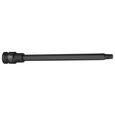 1/2'' Drive x T50 Torx Bit Socket S2 Steel Cr-Mo Sockets 8'' Length