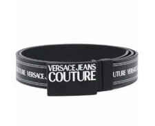 BRAND NEW! MEN’S VERSACE JEANS COUTURE SIGNATURE LEATHER BELT US SIZE 44