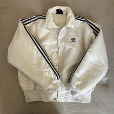 adidas Originals Trefoil Puffer Jacket Distressed Vintage 90s Big Logo