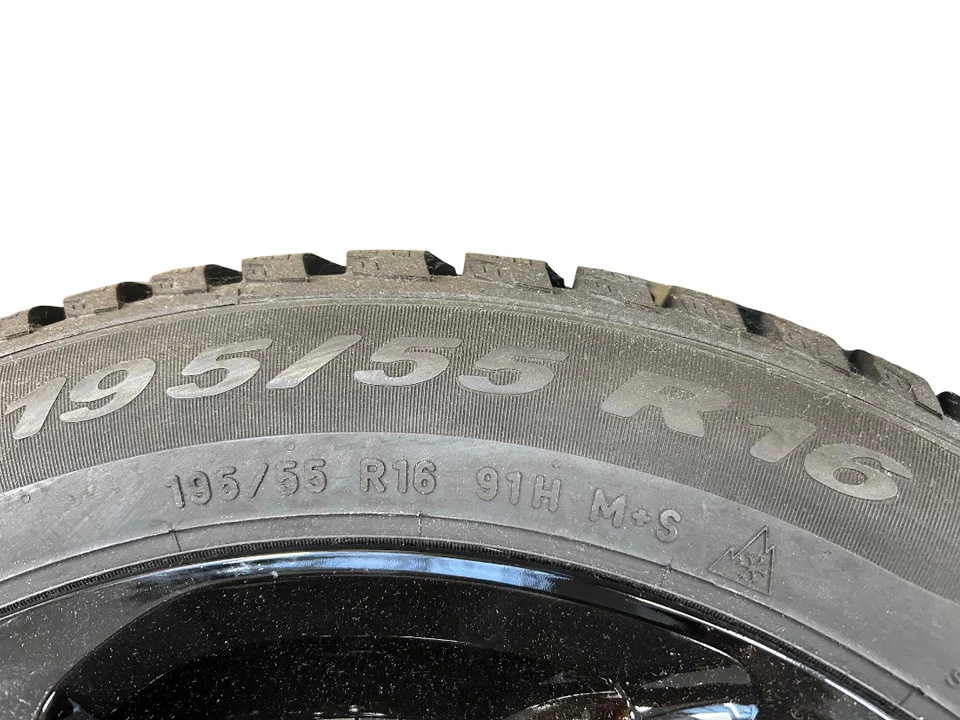 4x Winterkompletträder Opel Corsa-F 195/55 R16 XL91 H Pirelli/ 9835801780 Räder - Bild 3 von 4